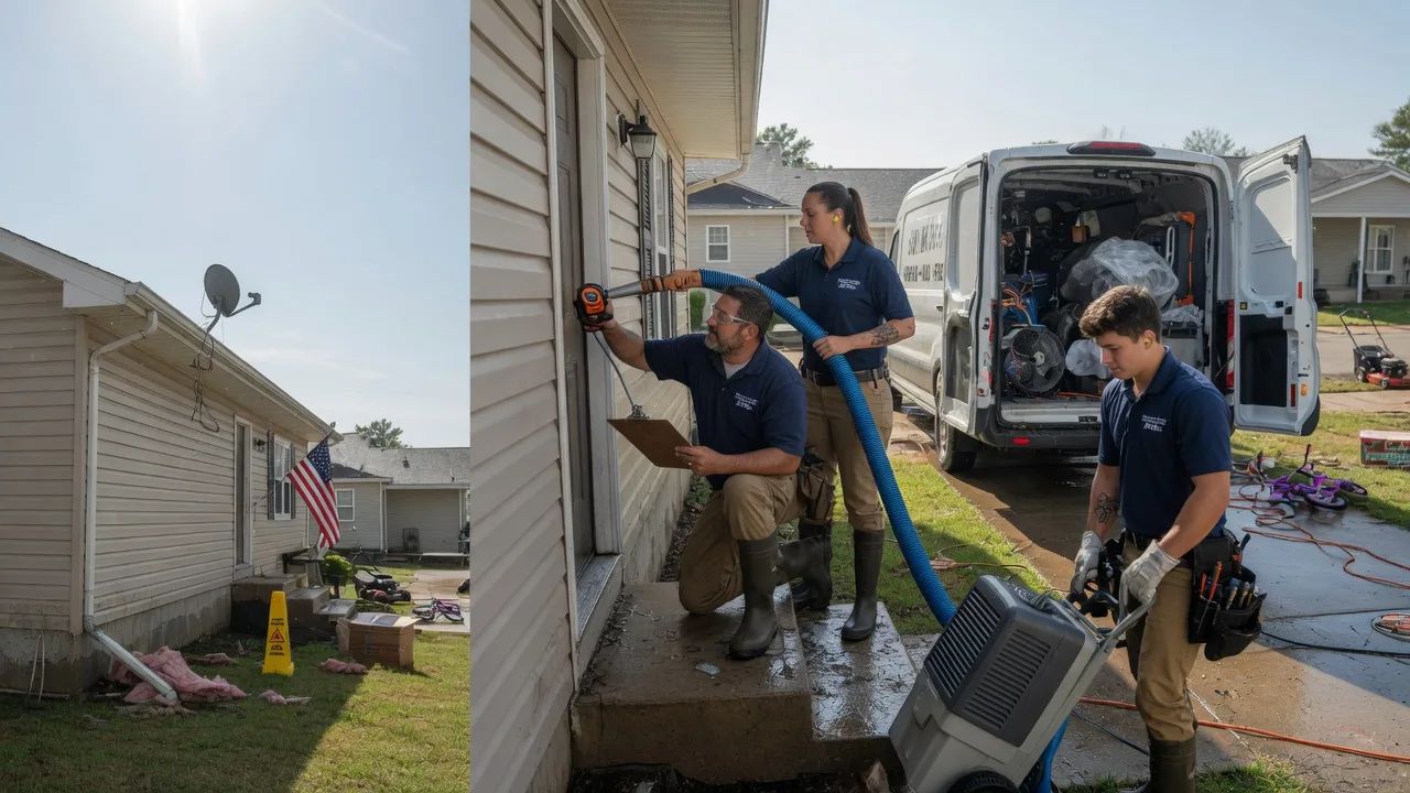 Ceiling Water Damage Restoration in Grand Tower, IL near me